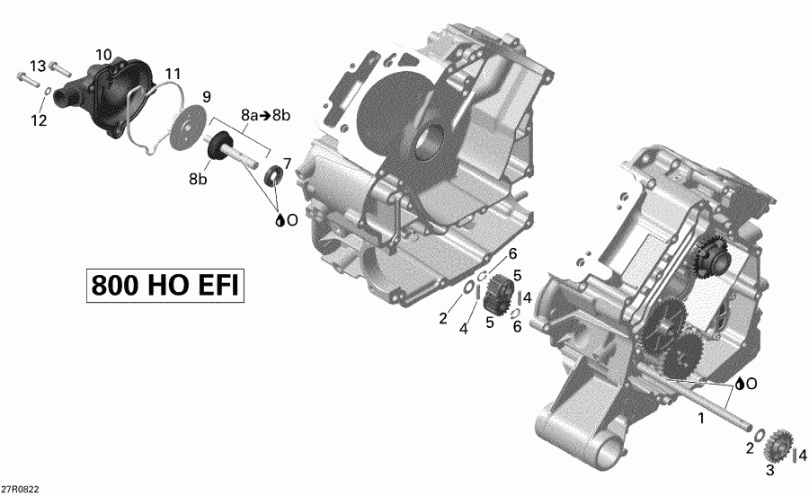  BRP Outlander MAX 800 XT, 2008  - Engine Cooling