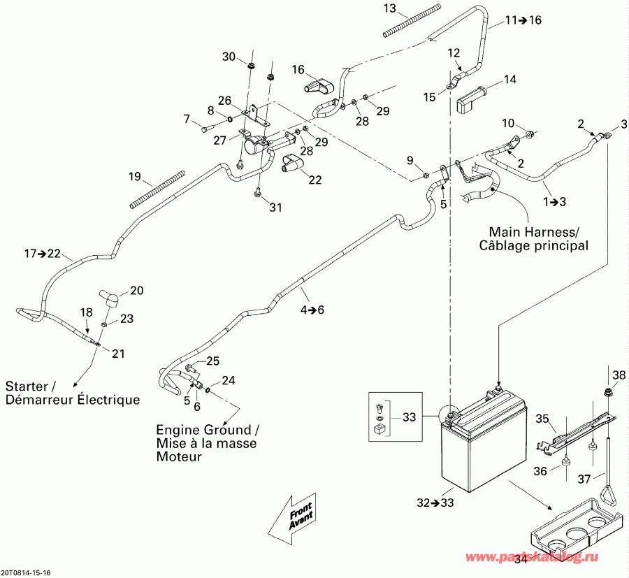 ���������� BRP ����������� Renegade 800, 2008 - Electrical System