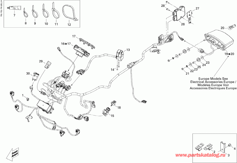 ������������ BRP ������ Renegade 800 X, 2008 - Electrical Accessories