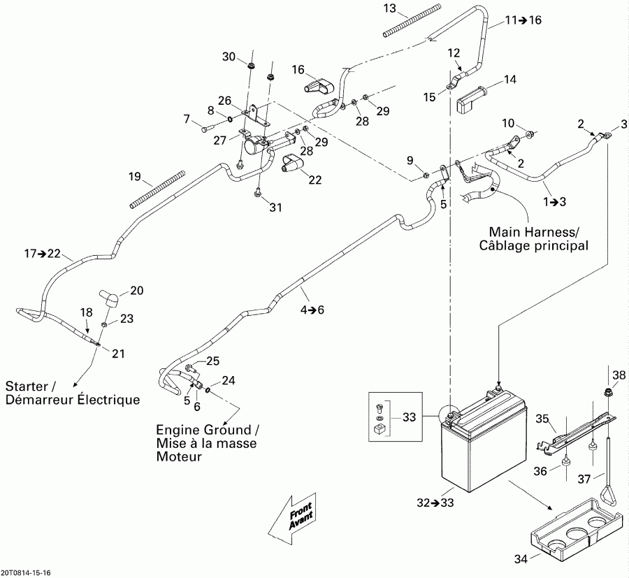 ATV  Renegade 800 X, 2008  - Electrical System