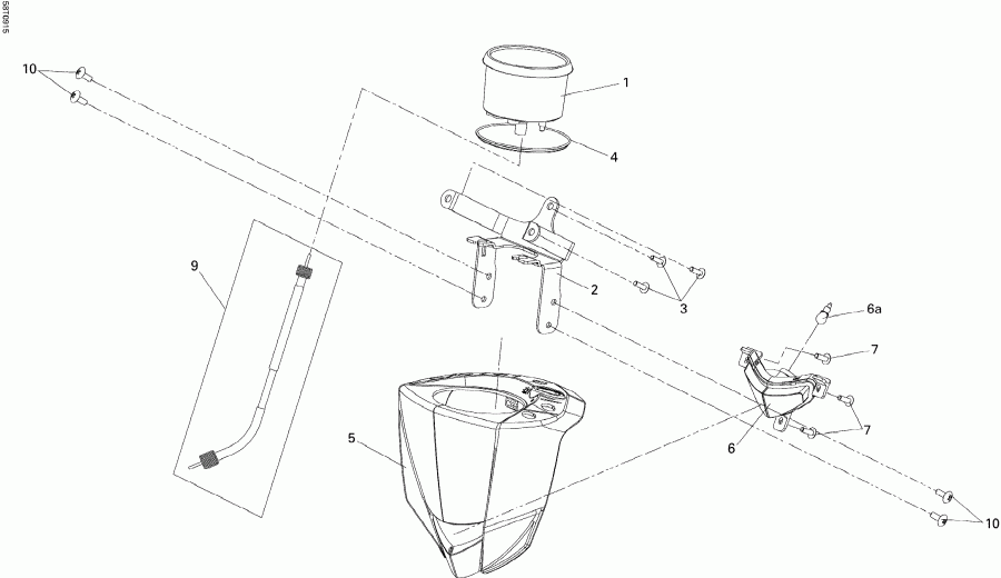 ���������� BRP DS 250 NA, CE & INT, 2009 - Steering Cover And Accessories Europe