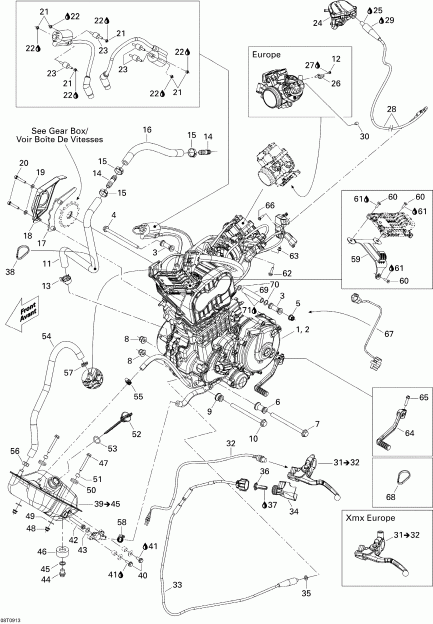 ������������ Bombardier ����������� DS 450 Xxc, Xmx EFI, 2009 - ���������