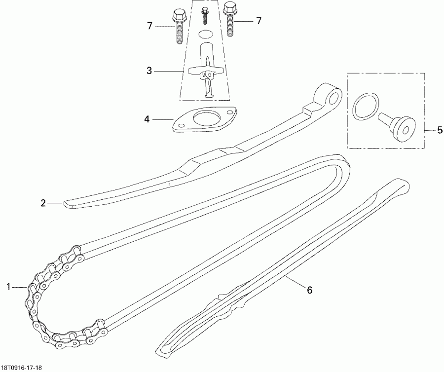  BRP DS 70, 2009  - Chain Tensioner