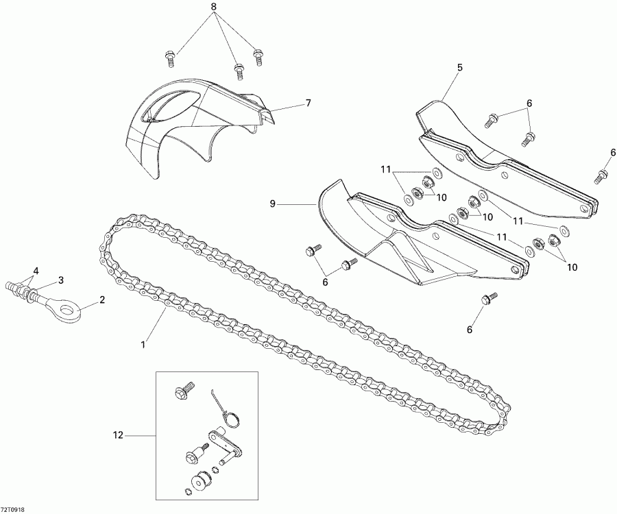   DS 90 X, 2009 - Chain