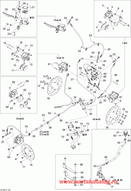 ATV BRP Outlander 400 EFI, 2009 - Hydraulic Brakes Europe