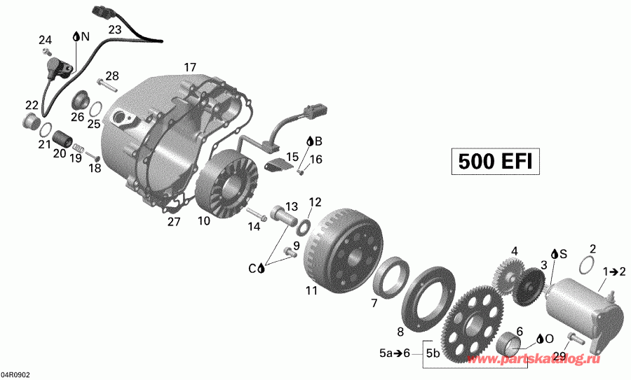 ���������� BRP ������ Outlander 500 EFI, 2009 - �������