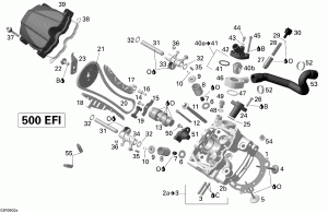 01-   , Front (01- Cylinder Head, Front)