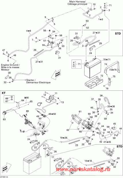 ATV  Outlander Max 400 EFI, 2009 ������ - ��������� System