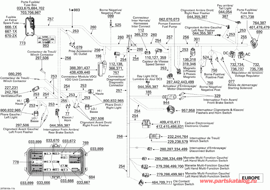 ATV BRP ����������� Renegade 800R EFI STD, 2009 - ��������� - ���� ��������, ���� ������