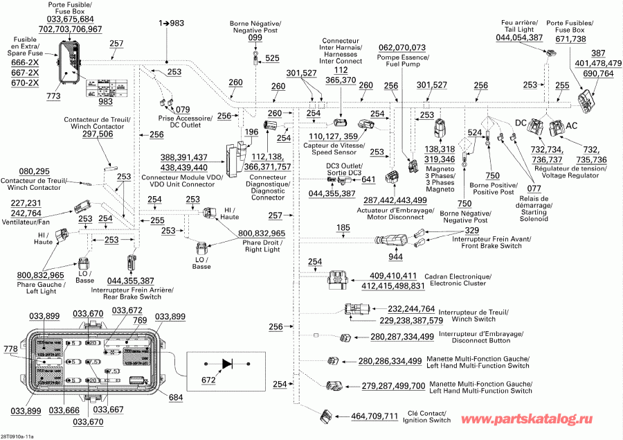 ������������ Bombardier ����������� Renegade 800R EFI X, 2009 - ��������� - ���� ��������, ����