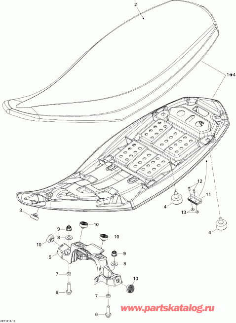 ATV BRP DS 450 EFI, 2010  - 