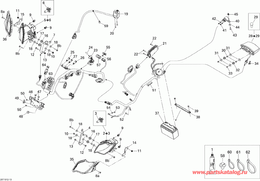 ���������� Bombardier DS 450 EFI, 2010 ������ - ��������� System