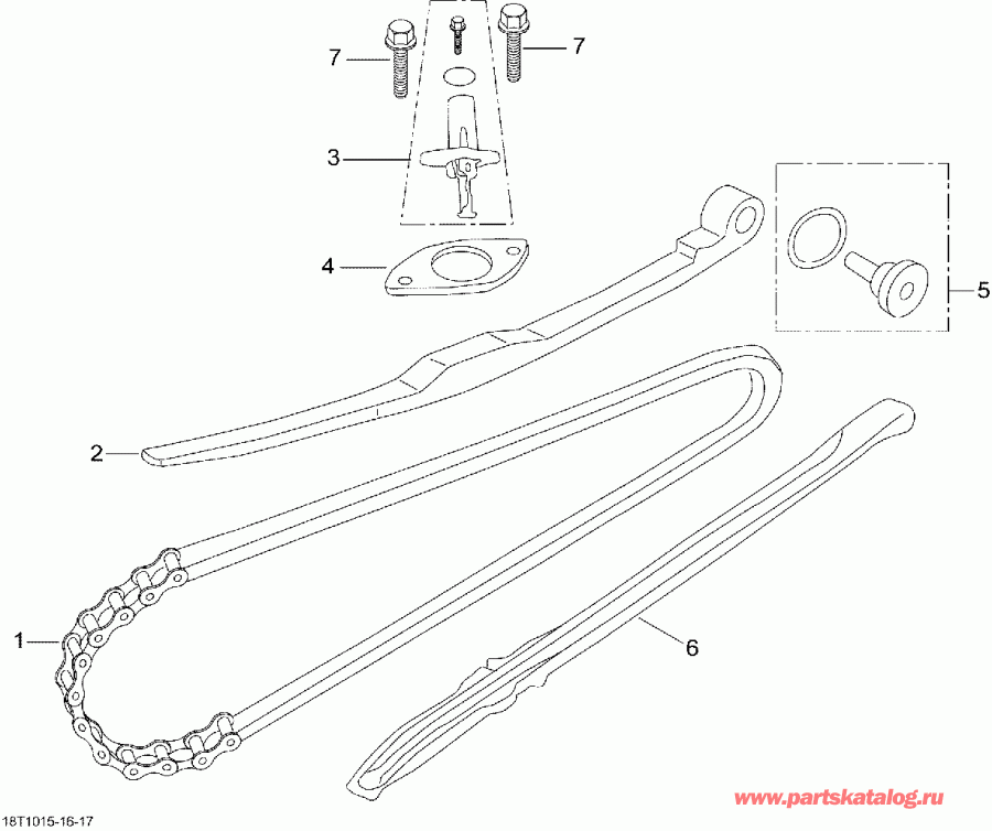 Bombardier DS 90, 2010  - Chain Tensioner