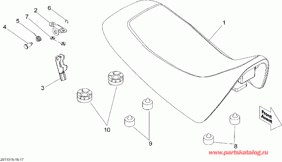 ���������� BRP ������ DS 90, 2010 - Seat