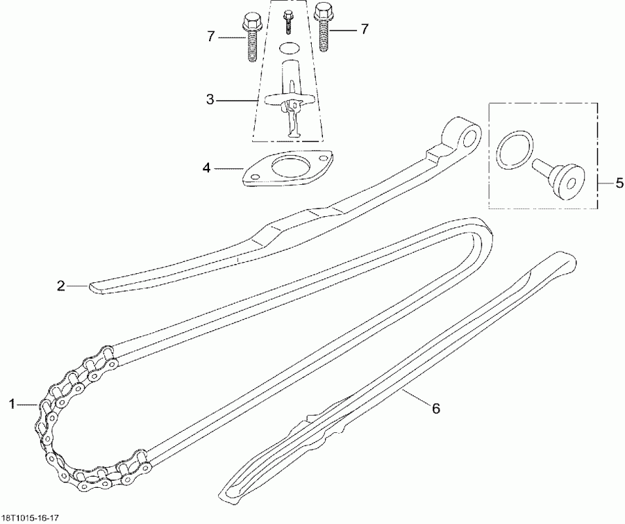  DS 90 X, 2010 - Chain Tensioner