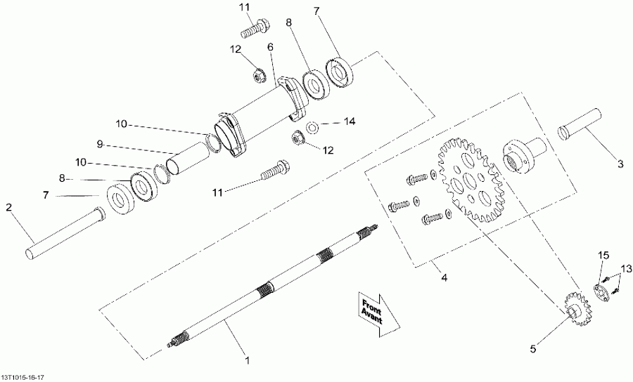 ATV BRP - Drive System, Rear