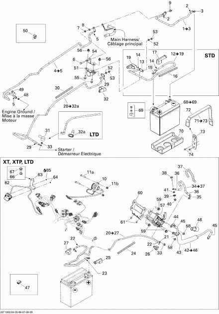 ������������ Bombardier ����������� Outlander 650 EFI, 2010 - Electrical System