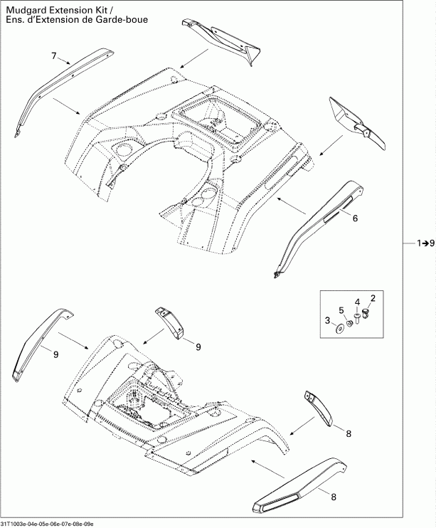  BRP Outlander Max 500 EFI, 2010  - Body And Accessories 5, Xt-p