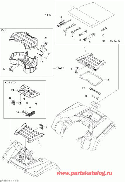  - Front  Rear Trays