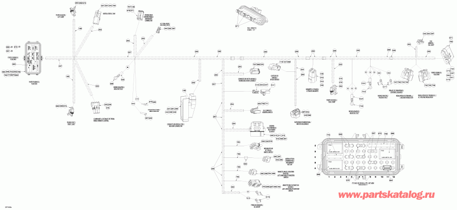 ����������  Outlander Max 800R EFI, 2010 ������ - Main ���� ��������