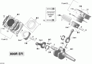 01- ,    V2_xxc (01- Crankshaft, Piston And Cylinder V2_xxc)
