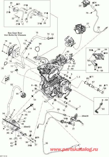 ���������� Bombardier DS 450 EFI, 2011 ������ - ��������� � ��������� S����port