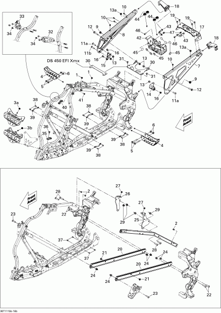 ���������� BRP ������ DS 450 EFI, 2011 - ����, System 2