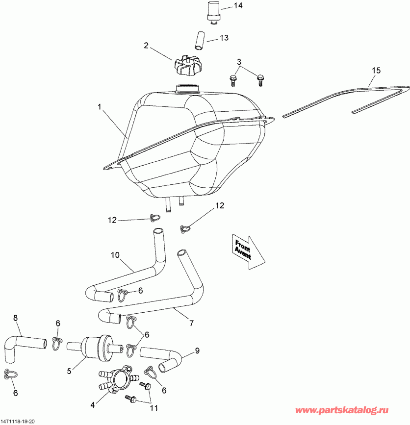   DS 70, 2011 - Fuel Tank