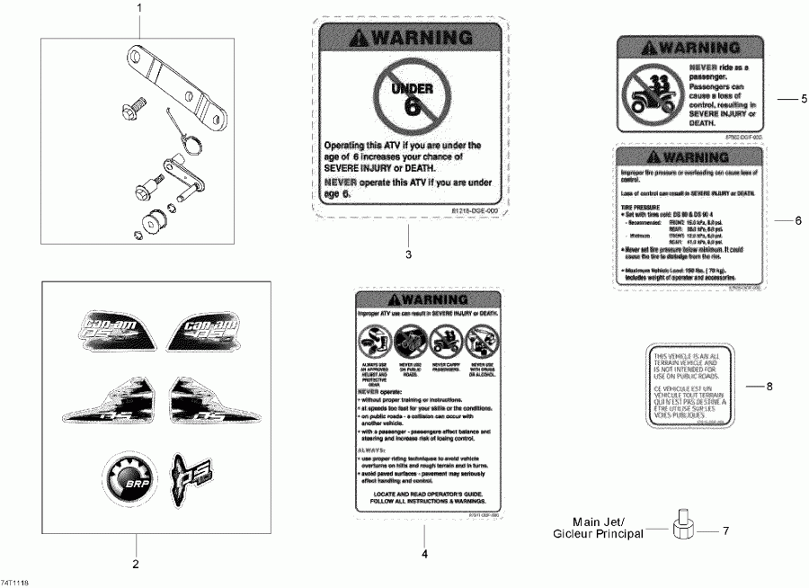    DS 70, 2011 - Accessories And Decals