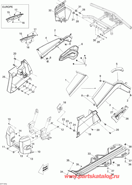 ATV   Outlander 400 EFI, 2011 - Body And Accessories 3