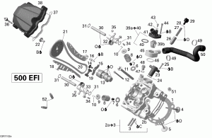 01-   , Front (01- Cylinder Head, Front)