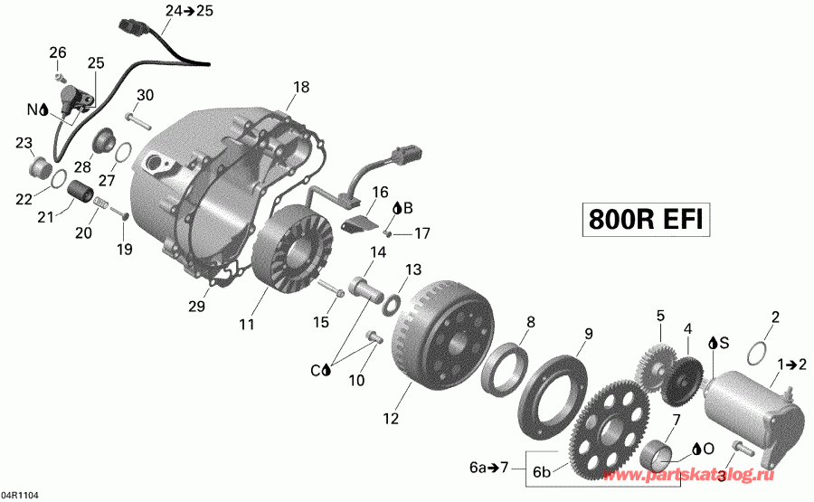 ATV BRP Outlander 800R EFI, 2011 -    Outlander