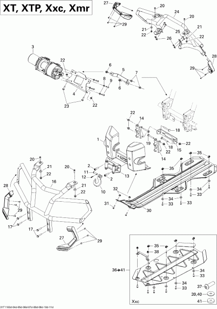 Outlander 800R EFI, XMR, 2011 ������ - Body And Accessories 4