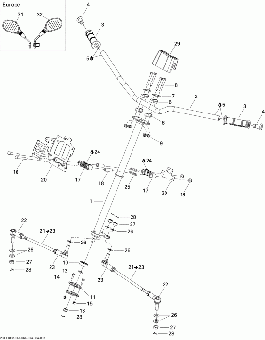 ���������� Bombardier Outlander Max 500 EFI, 2011 - ������� ������� Std