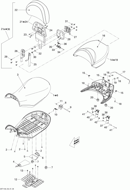 ATV BRP - Seat