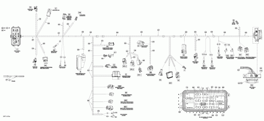  BRP  Outlander Max 800R EFI Ltd, 2011 - Main   Except 