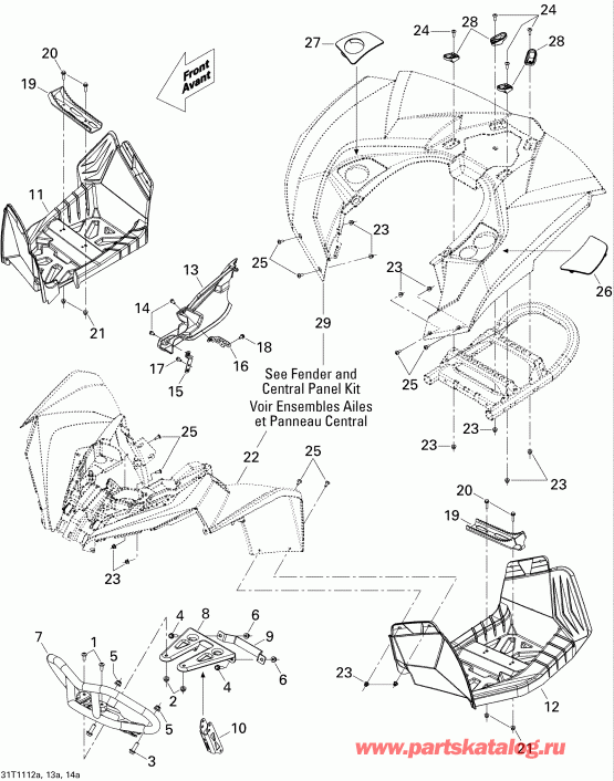 ������������ BRP Renegade 800R EFI, 2011 - Body And Accessories 1