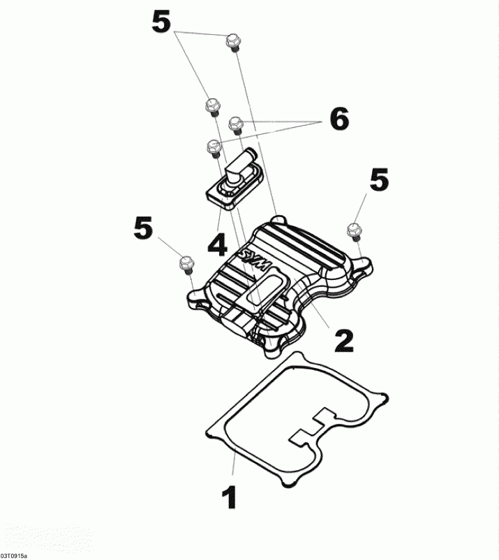   DS 250 NA, CE & INT, 2012  - Cylinder Head Cover