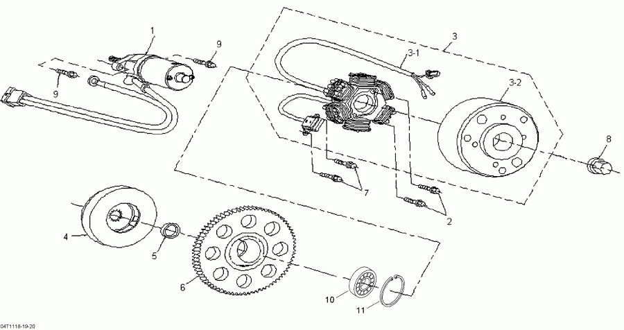   DS 90, 2012  - Magneto And Electric Starter