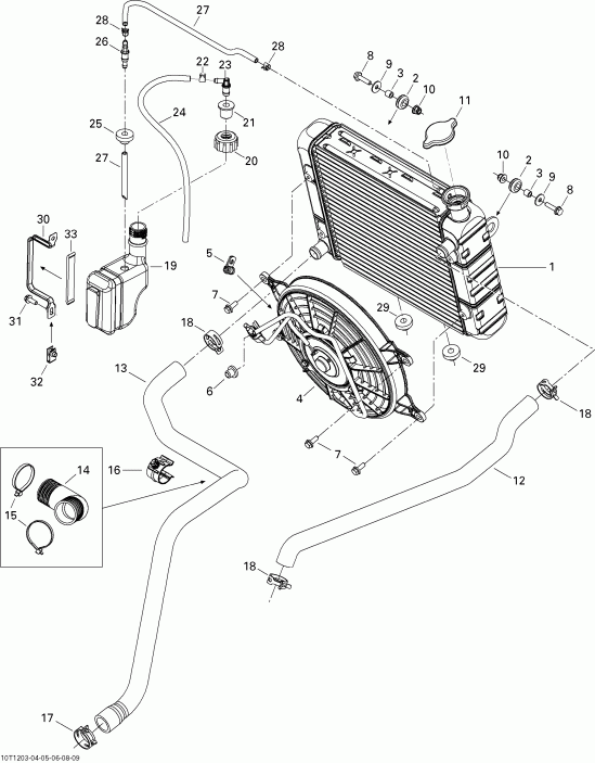  BRP  Outlander 500EFI STD & XT, 2012 -  System