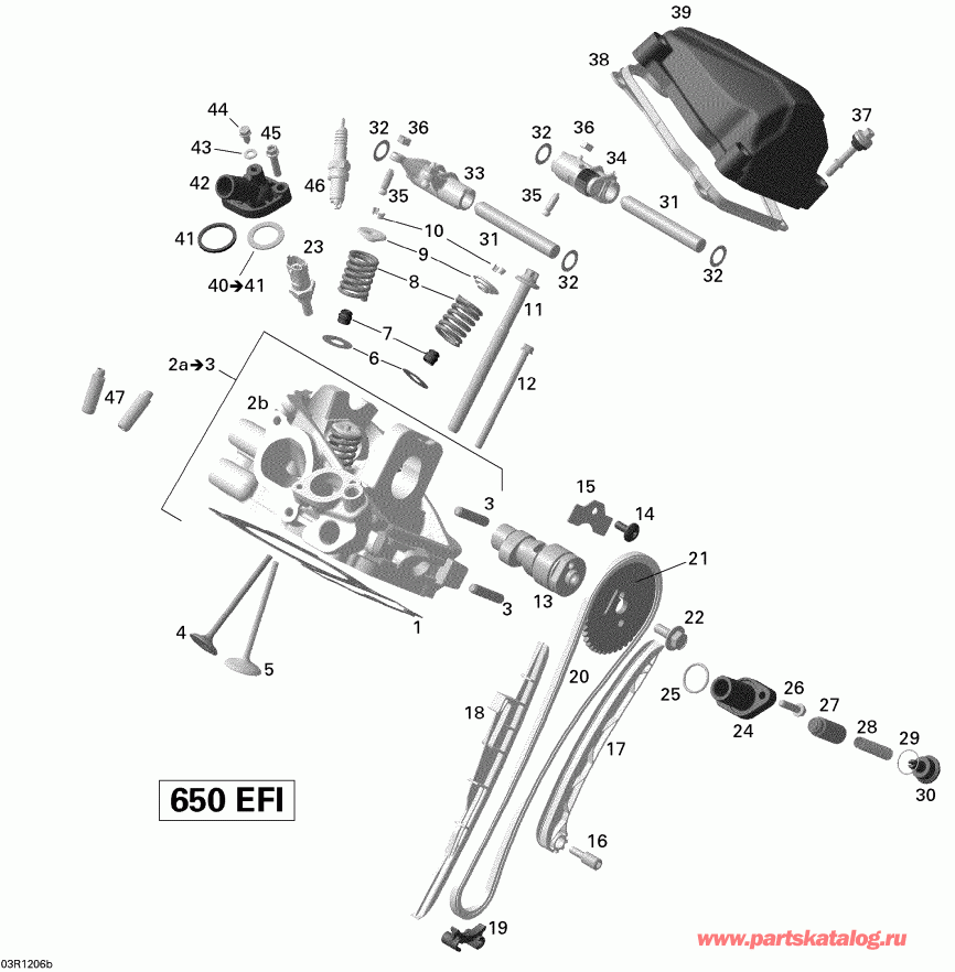 ATV  Outlander 650EFI STD & XT, 2012 ������ - ������� ����� ��������, Rear