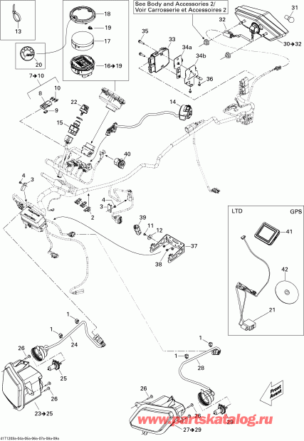  BRP Outlander 650EFI STD & XT, 2012 - Electrical Accessories 1