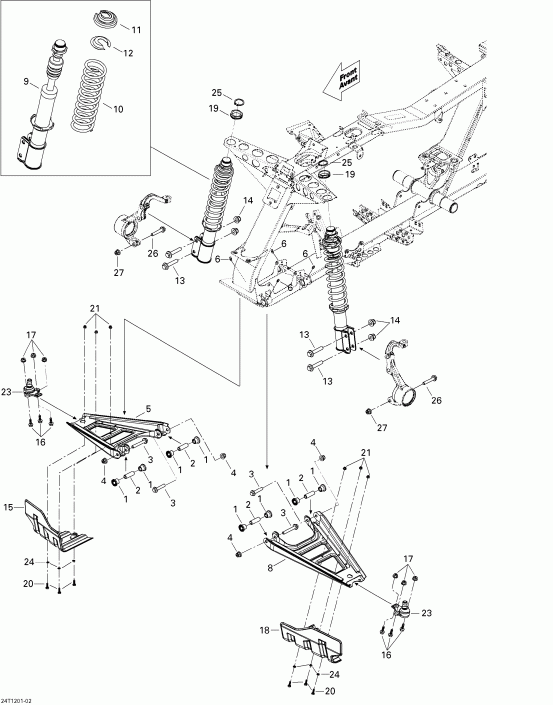 ATV BRP - Front Suspension