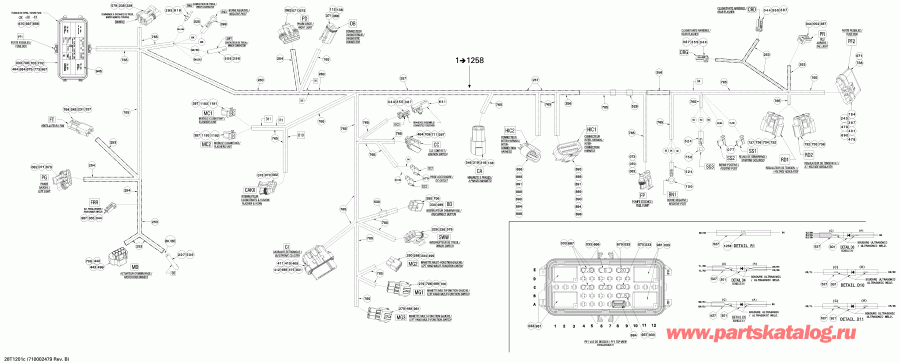 ����������  Outlander STD, XT, 400 EFI, 2012 ������ - Main ���� �������� ������