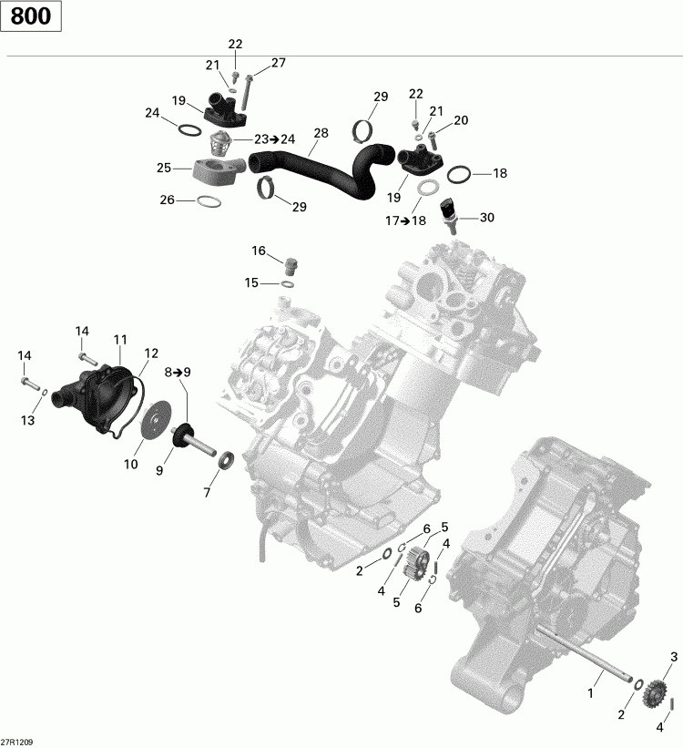    Outlander STD, XT, 800R EFI, 2012 -  