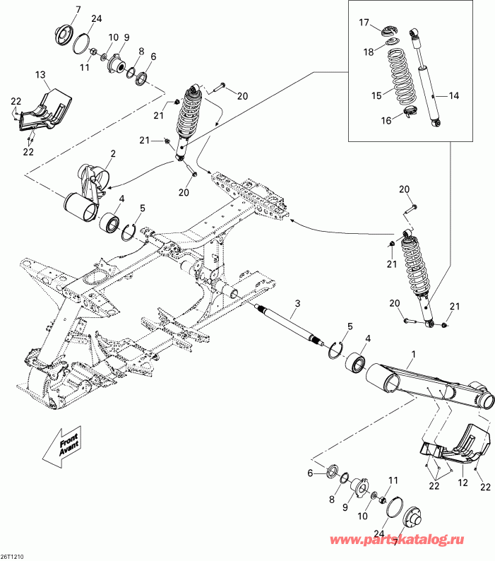 BRP Renagade 500EFI STD, 2012 ������ - ������ ��������