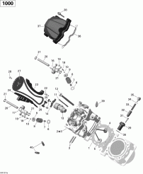 01-   , Front (01- Cylinder Head, Front)