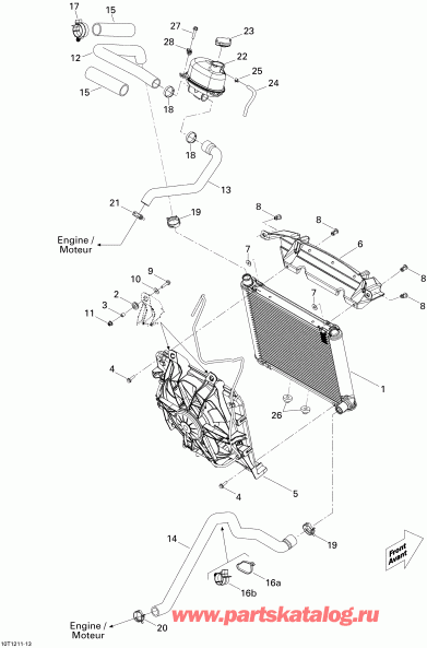����������  Renegade STD, XXC, 800R EFI, 2012 - ���������� System