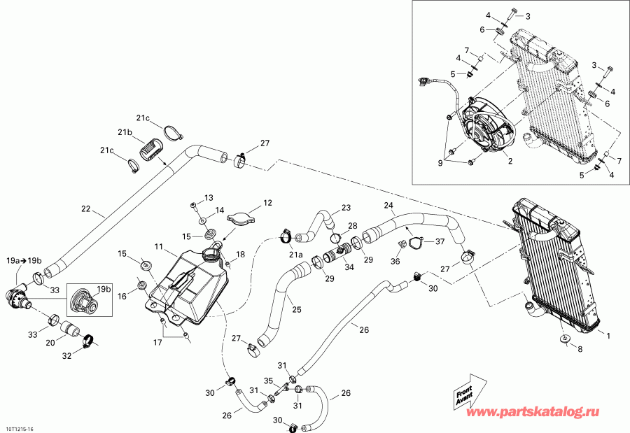  Bombardier  DS 450EFI Xmx, 2013 -  System