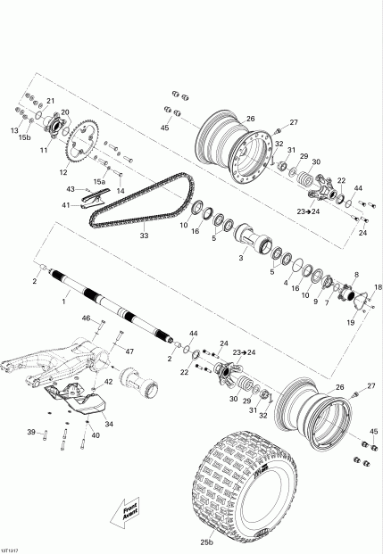 ATV BRP - Drive System, Rear